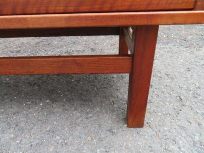 Johannes Andersen Handsome Danish Modern Teak Johannes Andersen Tall Dresser Mid Century