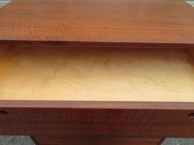 Johannes Andersen Handsome Danish Modern Teak Johannes Andersen Tall Dresser Mid Century