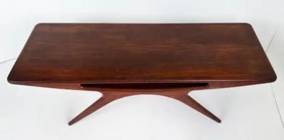 Johannes Andersen Johannes Andersen CFC Silkeb rg Smile Coffee Table 1950s Denmark