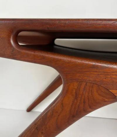 Johannes Andersen Johannes Andersen CFC Silkeb rg Smile Coffee Table 1950s Denmark