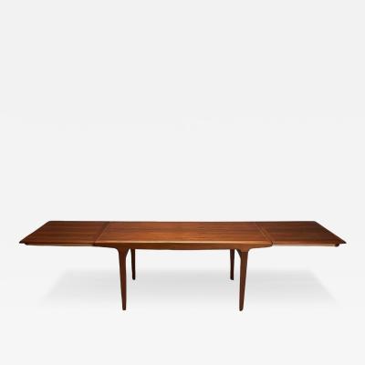 Johannes Andersen Johannes Andersen Danish Mid Century Modern Dining Table Teak Denmark 1960s