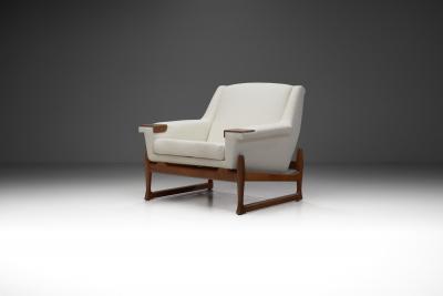 Johannes Andersen Johannes Andersen Excellent Lounge Chair Sweden 1960s