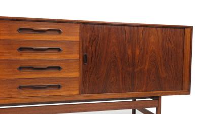 Johannes Andersen Johannes Andersen Mid century Danish Brazilian Rosewood Credenza