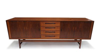 Johannes Andersen Johannes Andersen Mid century Danish Brazilian Rosewood Credenza