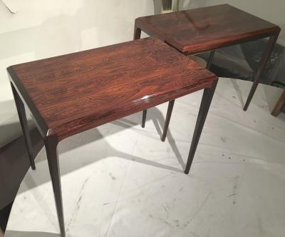 Johannes Andersen Johannes Andersen Pair of Rosewood Side Tables
