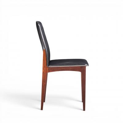 Johannes Andersen Johannes Andersen Style Mid Century Danish Rosewood Dining Chairs Set of 8