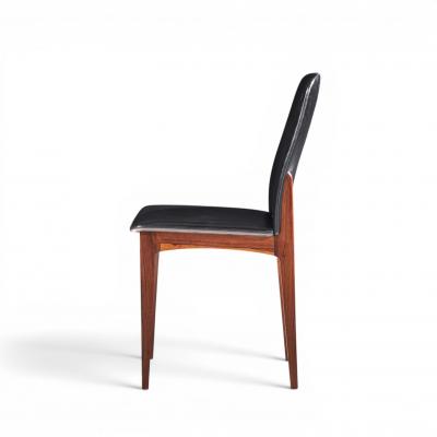 Johannes Andersen Johannes Andersen Style Mid Century Danish Rosewood Dining Chairs Set of 8