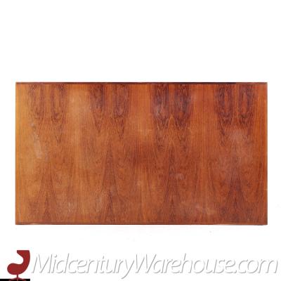 Johannes Andersen Johannes Andersen Style Mid Century Danish Rosewood Hidden Leaf Dining Table