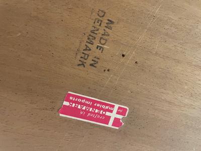 Johannes Andersen Johannes Andersen Teak Round Coffee Table with Cane Shelf