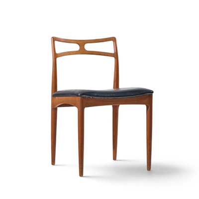 Johannes Andersen Johannes Andersen for Christian Linneberg Model 94 Teak Dining Chairs Set of 4