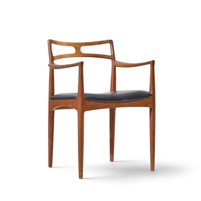 Johannes Andersen Johannes Andersen for Christian Linneberg Model 94 Teak Dining Chairs Set of 4