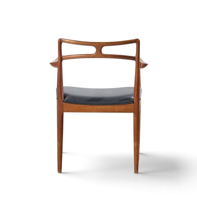 Johannes Andersen Johannes Andersen for Christian Linneberg Model 94 Teak Dining Chairs Set of 4