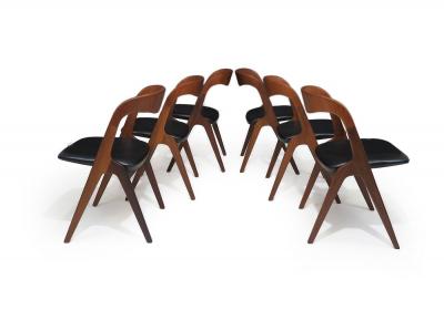 Johannes Andersen Johannes Andersen for Vamo S nderborg Teak Dining Chairs Perfectly Restored