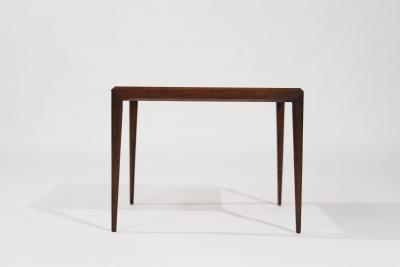 Johannes Andersen Large Scale Teak End Tables by Johannes Andersen Denmark C 1950s