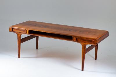 Johannes Andersen Scandinavian Coffee Table Rosewood by Johannes Andersen