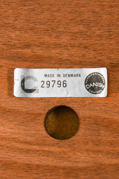 Johannes Andersen Set of Six Dining Chairs by Johannes Andersen 1960s