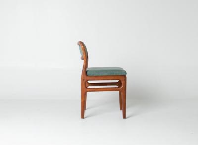 Johannes Andersen Set of Six Johannes Andersen for Uldum M belfabrik Teak Dining Chairs