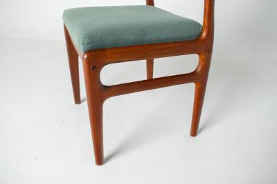 Johannes Andersen Set of Six Johannes Andersen for Uldum M belfabrik Teak Dining Chairs