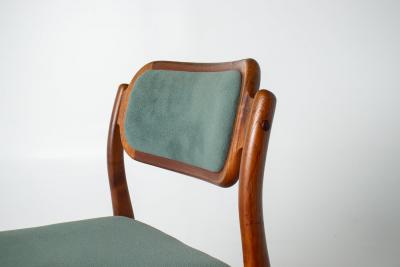 Johannes Andersen Set of Six Johannes Andersen for Uldum M belfabrik Teak Dining Chairs