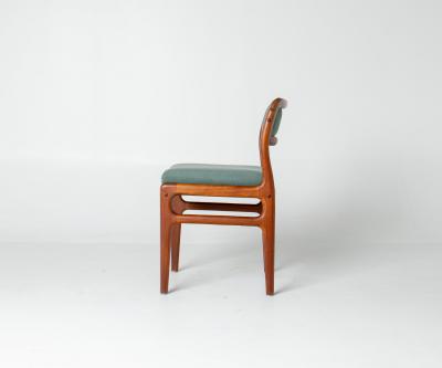 Johannes Andersen Set of Six Johannes Andersen for Uldum M belfabrik Teak Dining Chairs