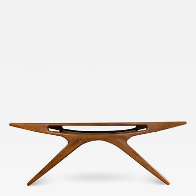 Johannes Andersen Smile Coffee Table by Johannes Andersen in Teak