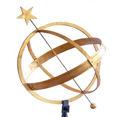 Johannes Dahl Exceptional Armillary Sphere Syndial by Johannes Dahl for the N fveqvarns Bruk