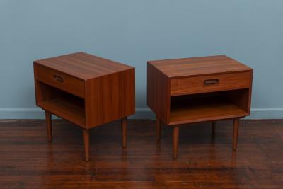 Johannes Hansen Danish Nightstands by Johannes Andersen for Dyrlund