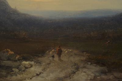 Johannes Hoppenbrouwers Mountainscape of Shepherd Flock Johannes Hoppenbrouwers Dutch c 1864
