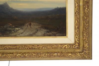 Johannes Hoppenbrouwers Mountainscape of Shepherd Flock Johannes Hoppenbrouwers Dutch c 1864