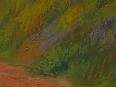 Johannes Lippmann Figures Working the Field Landscape Painting by Johannes Lippmann