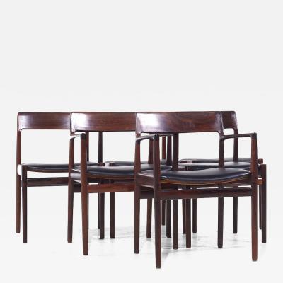 Johannes N rgaard for N rgaards M belfabrik MCM Danish Dining Chairs Set of 6