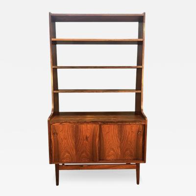 Johannes Sorth Bornholm VINTAGE DANISH MID CENTURY MODERN ROSEWOOD BOOKCASE BY JOHANNES SORTH