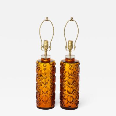 Johansfors Glasbruk Johansfors Gold Mercury Glass Lamps