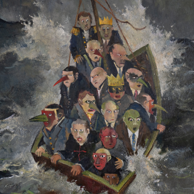 John Alexander The Boating Party