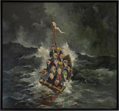 John Alexander The Boating Party