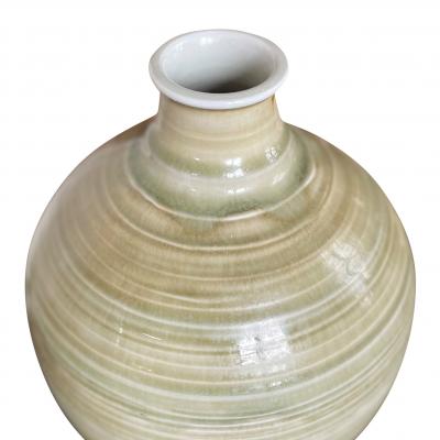 John Andersson Vase with Carved Striae Effect by John Andersson for H gan s