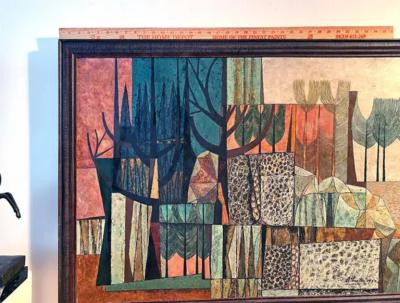 John Atherton Landscape Abstraction Mid Century Twenty Paintings in One