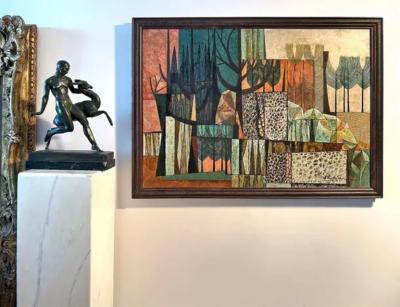 John Atherton Landscape Abstraction Mid Century Twenty Paintings in One