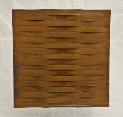 John Baughman John Baughman Weave Series Wall Sculpture Brutalist Wood Art Panel 2010