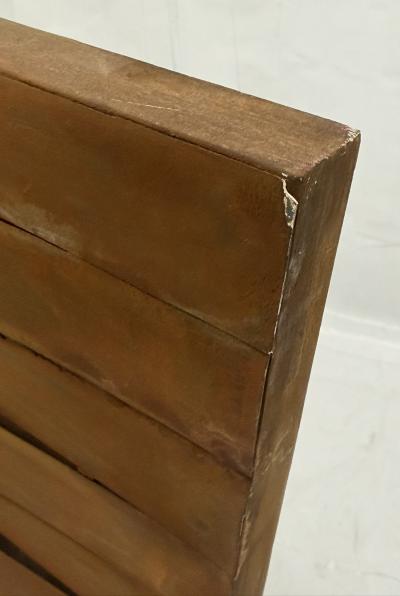 John Baughman John Baughman Weave Series Wall Sculpture Brutalist Wood Art Panel 2010