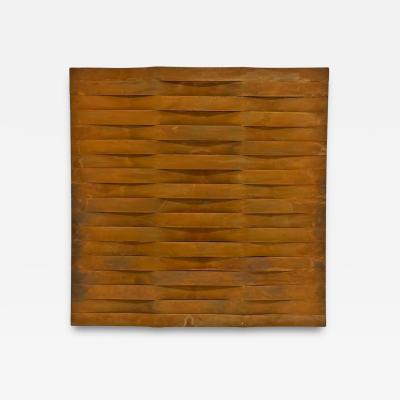 John Baughman John Baughman Weave Series Wall Sculpture Brutalist Wood Art Panel 2010