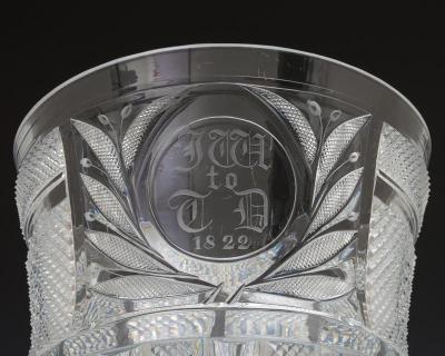 John Blades A EXCEPTIONALLY LARGE REGENCY GOBLET BY JOHN BLADES