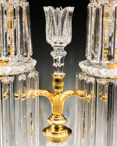 John Blades A FINE PAIR OF REGENCY ORMOLU MOUNTED CANDELABRA BY JOHN BLADES