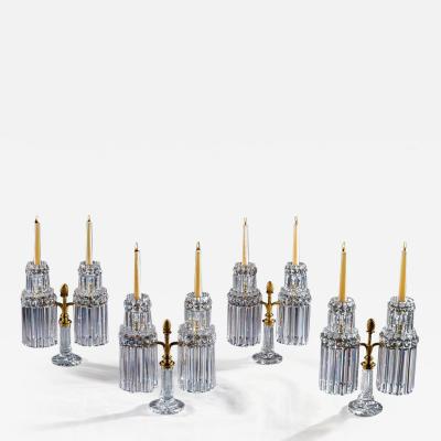 John Blades A SET OF FOUR REGENCY TWIN LIGHT CANDELABRA BY JOHN BLADES