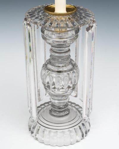 John Blades AN EXCEPTIONALLY LARGE PAIR OF REGENCY LUSTRES ATRIBUTED TO JOHN BLADES