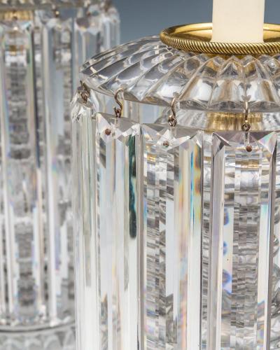 John Blades AN EXCEPTIONALLY LARGE PAIR OF REGENCY LUSTRES ATRIBUTED TO JOHN BLADES