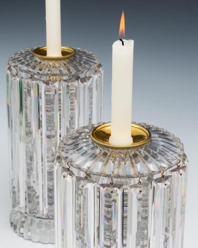 John Blades AN EXCEPTIONALLY LARGE PAIR OF REGENCY LUSTRES ATRIBUTED TO JOHN BLADES