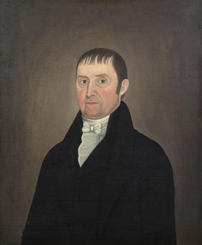 John Brewster Jr Portrait of a Gentleman with Brown Hair