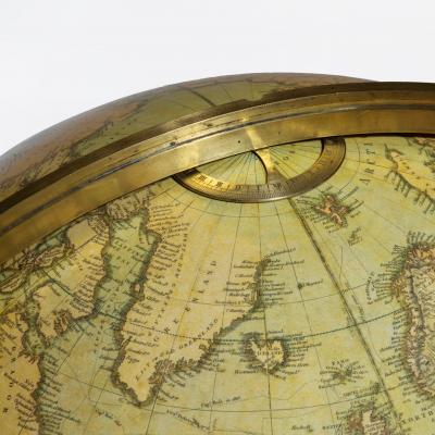 John Cary A pair of George III 21 inch globes by J W Cary dated 1815 and 1800