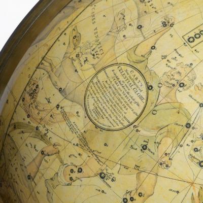 John Cary A pair of George III 21 inch globes by J W Cary dated 1815 and 1800